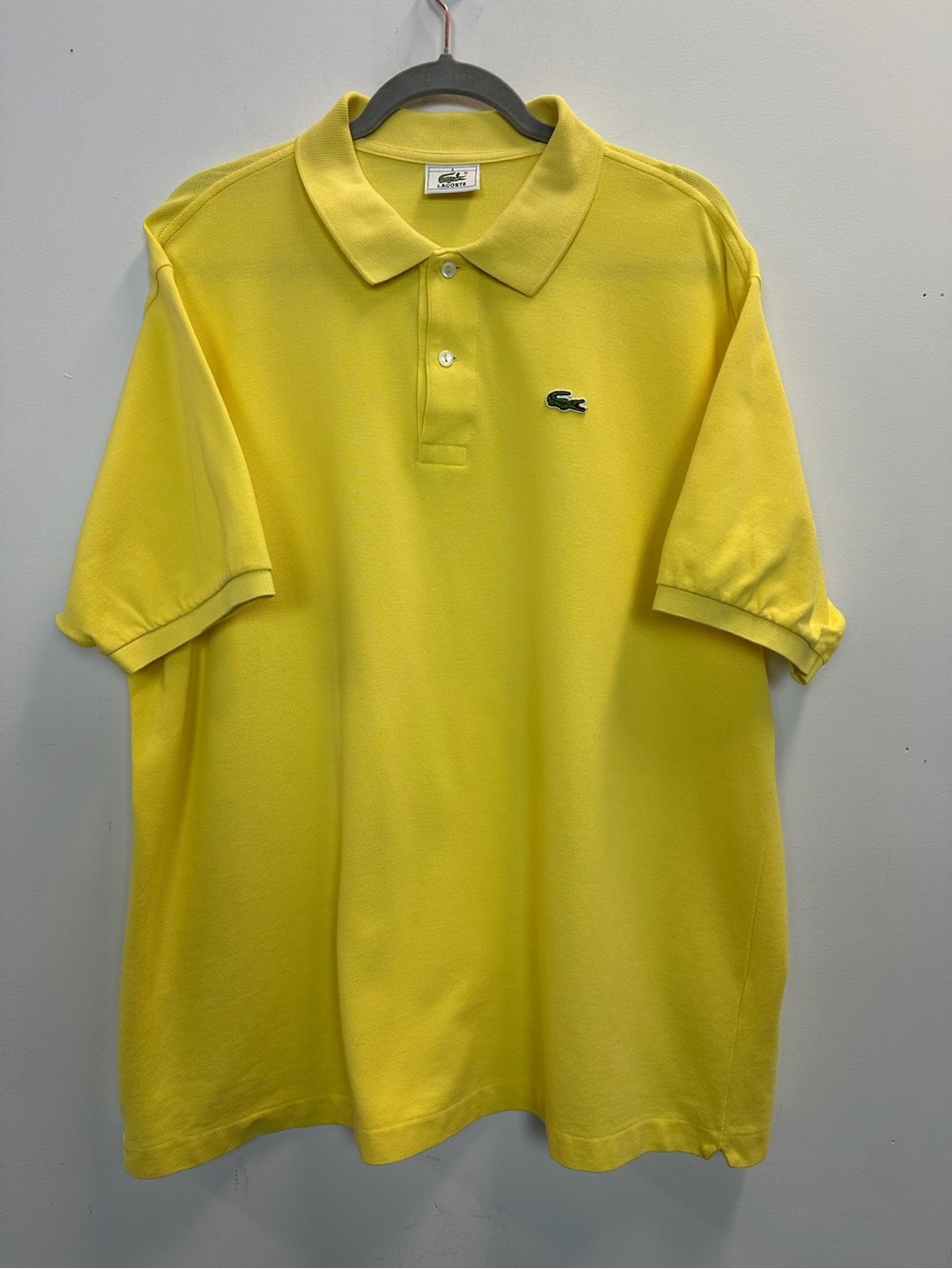 Lacoste Men’s Bright Yellow Cotton Polo